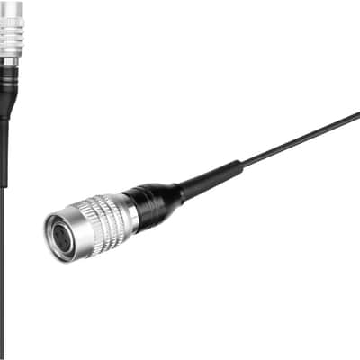 Replacement Lavalier/Lapel Microphone for  Body-Pack Transmitter, Condenser, Unidirectional, 4-Pin Hirose  Female Connector, Black, image 3