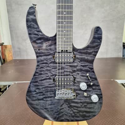 Charvel Pro-Mod Plus Dinky DK24 HH 2PT E QM 2026 - Present - Midnight Ocean 7.3 pounds image 1
