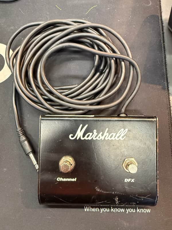 Marshall 2-Button FX Amp Footswitch 2010s - Black image 1