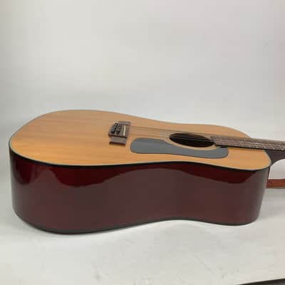 Washburn D12-12N 12-String Acoustic Guitar & Hard Case ***NECK CRACKED*** image 12