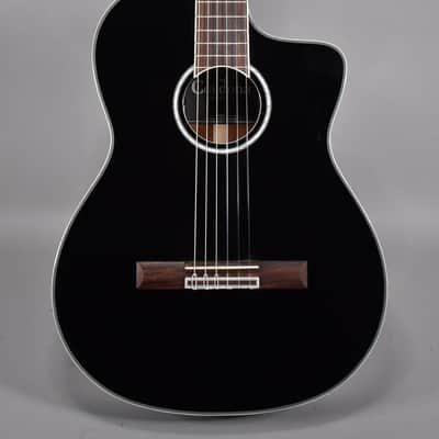 Cordoba Fusion 5 Jet Classical Black Finish Acoustic Electric Guitar image 1