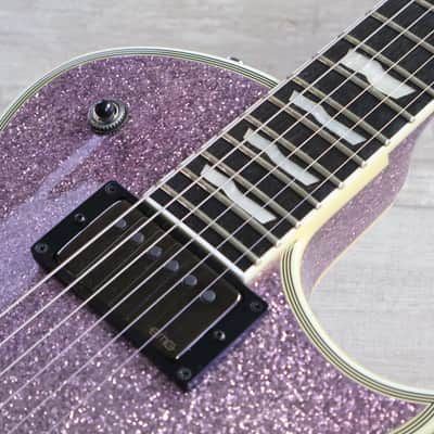 2019 ESP E-II Japan Eclipse EC-DB Les Paul w/EMG's (Purple Sparkle) image 6