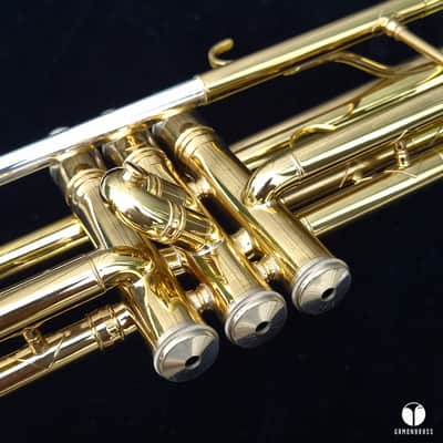 King Symphony DUAL BORE trumpet Sterling leadpipe GAMONBRASS case mouthpiece image 13