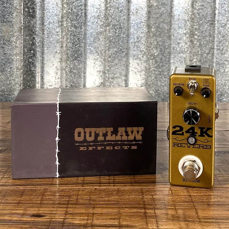 Outlaw Effects 24K Reverb Compact Guitar Effect Pedal image 1