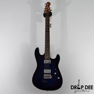Sterling By Music Man Sabre Electric Guitar w/ Bag - Deep Blue Burst image 2