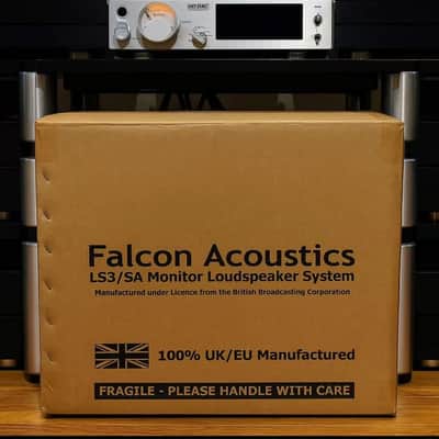 Falcon LS3/5a Bookshelf Speakers Gold Badge Falcon bookshelf speakers monitors Ls3/5a 2024 Walnut Cherry black better than 50th Anniversary Harbeth Proac KEF McIntosh Luxman acuphase krell arc rogers bower Wilkins Made in England image 7