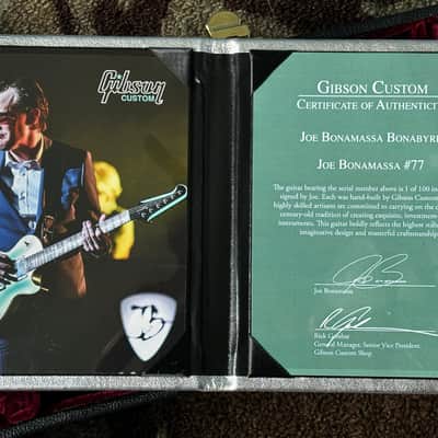 Gibson Custom Shop Joe Bonamassa Bonabyrd (Signed) 2015 - Antique Pelham Blue image 21