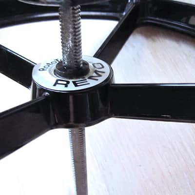 6" Remo Rototom, Black image 4