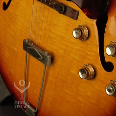 1962 Gibson ES-125 TDC Sunburst w/flame maple top image 11