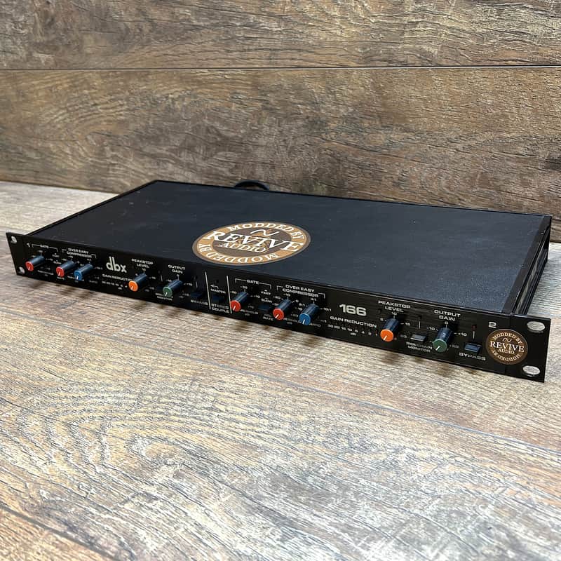 Revive Audio Modified: USA Made-Vintage-Dbx 166 Dual Compressor, Limiter, Gate, Hot Rodded, W/Vca Upgrade+Germanium image 1