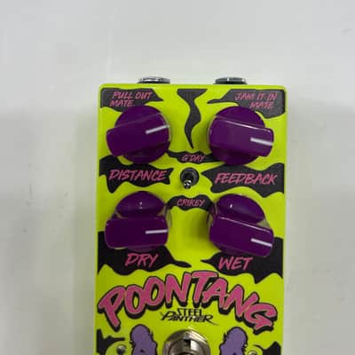Steel Panther Poontang Boomerang Digital Delay Rare Guitar Effect Pedal + Box image 3
