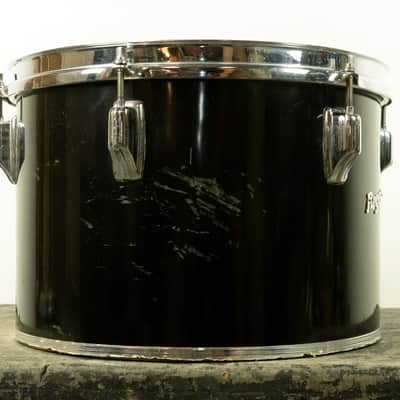 1970s Rogers 9x13 Jet Black Pearl Concert Tom image 6