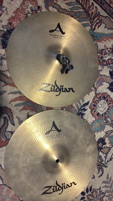Zildjian 14" A Series New Beat Hi-Hat Cymbals (Pair) 2013 - Present - Traditional image 1