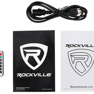 Rockville BPA12 12" Professional Powered Active 600w DJ PA Speaker w Bluetooth image 7