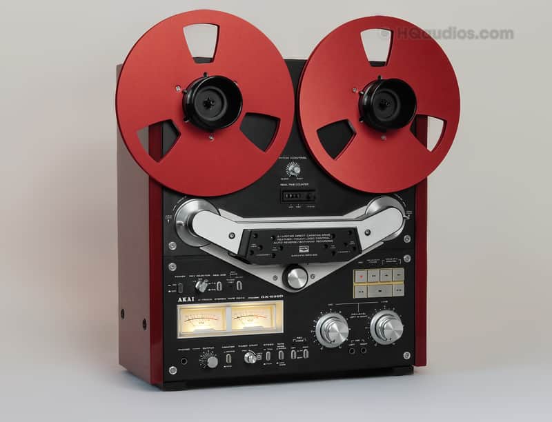 Akai GX-635D Reel-to-Reel Tape Deck - Custom Black - Professionally Restored - 1 Year Warranty image 1