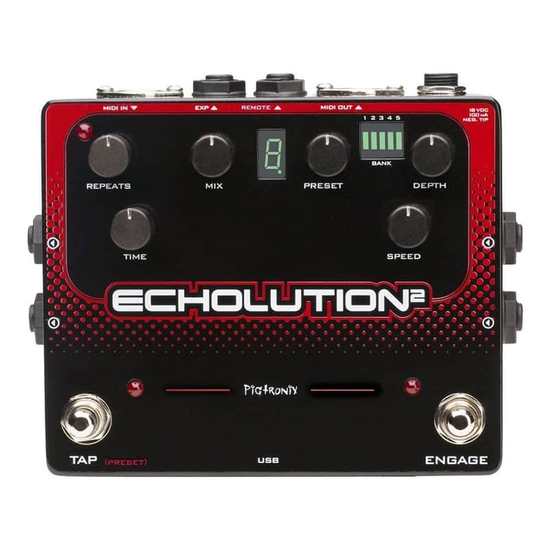 Pigtronix Echolution 2 Programmable Multi-Tap Modulation Delay image 1