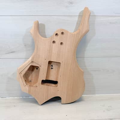 Uknown S-Style Guitar Body – Unfinished Solid Wood Project Body image 4