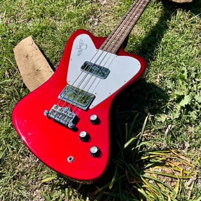 Gibson Non Reverse Thunderbird Bass Guitar 2022 - Sparkling Burgundy image 4