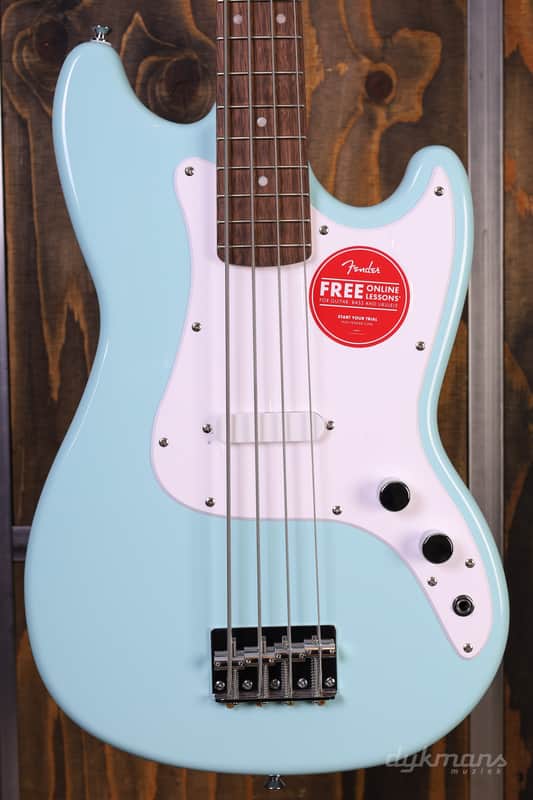 Squier Sonic Bronco Bass Daphne Blue image 1