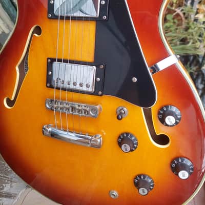 1986 Aria Pro II TA-40 Sunburst MI Korea ES-335 Style Jazz image 23
