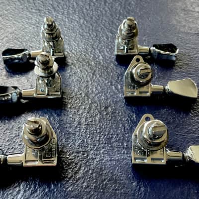 GOTOH 3 + 3 CHROME FINISHED TUNERS - VERY GOOD COND - MIJ image 6
