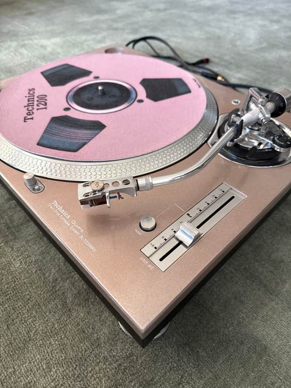 Technics SL-1200MK5 Turntable 2000s - Custom Rose Chrome image 1