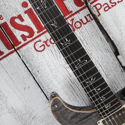 PRS CE 22 LTD Electric Guitar Flame Maple Top Faded Gray Black with Gig Bag image 10