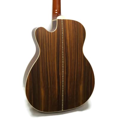 Samick Greg Bennett Design OM8CE Orchestra Cutaway Acoustic-Electric Guitar image 8