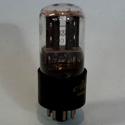 1959 Sylvania 6SN7GT Vintage Admiral Black Plate Chrome Base Tube! T549 image 4