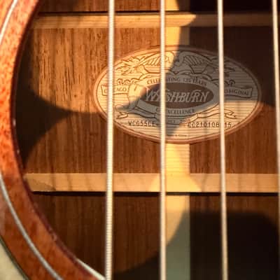 Washburn Comfort G55CE Koa 2016 - Present - Natural image 4