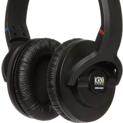 KRK KNS 6402 Studio Mixing/Mastering Headphones, Black image 1