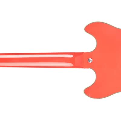 Mint D'Angelico PREMIER MINI DC DAPMINIDCFRCSCB Mini Double Cutaway w/ stop-bar tailpiece, Fiesta Red image 9