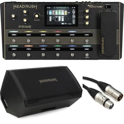Headrush Prime Guitar Multi-effect/Amp Modeler/Vocal Processor Unit and 2000-watt 1x12" Powered Guitar Cabinet image 3