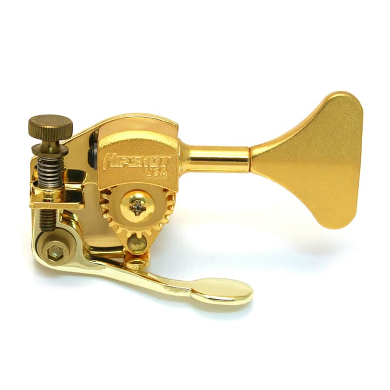 Hipshot 20665G HE6 - 1/2" Ultralite Bass Xtender Tuner, Bass Side, Y Key, Gold image 1