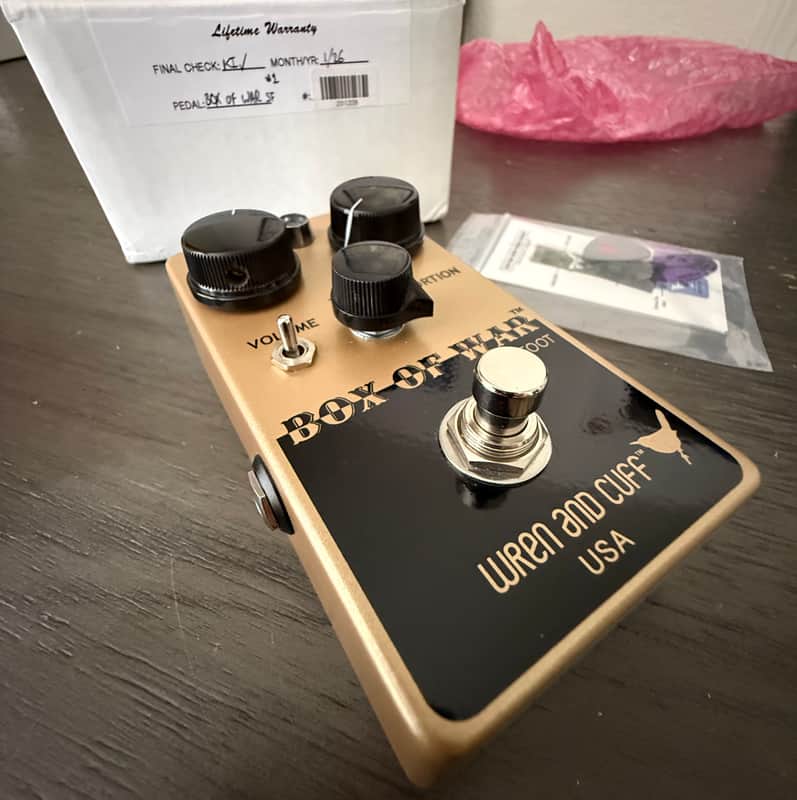 Wren and Cuff Custom Shop Box of War with Mid-Flat Mod | Reverb