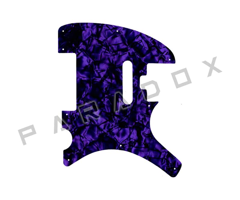 Custom Pickguard For 2005 - 2009 Made in America Parker Southern NiteFly - Purple Pearl/Black/White/Black .090" image 1