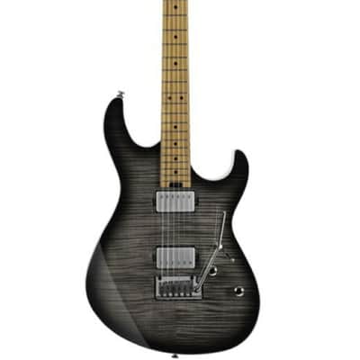 Cort G290FATIITBB Double Cutaway Electric Guitar. See Through Black Burst image 2