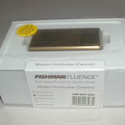 Fishman Fluence PRF-M37-CG1 7 String Modern Humbucker Ceramic 3 Voices (Gold) image 1