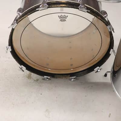 Slingerland 4pc Concert Tom Drum Kit Set Chrome Over Maple Vintage 1970's image 12
