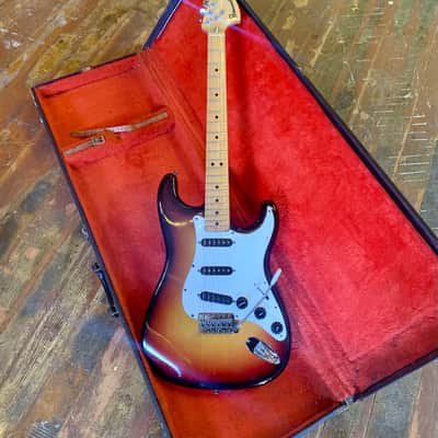 Fernandes Burny Custom strat c 1975 Sunburst original vintage mij japan matsumoku image 6