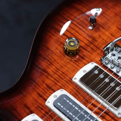 PRS SE Studio Figured Maple Top Orange Tiger Smokeburst Electric Guitar w/Bag image 13