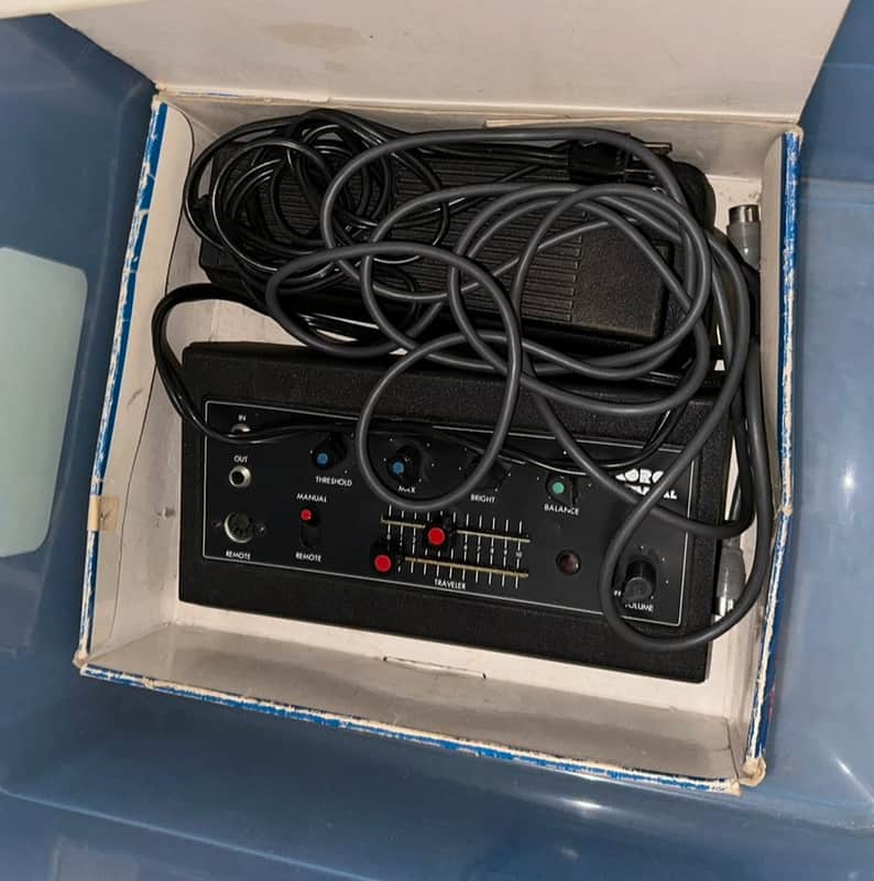 Korg Univox Synthepedal FK-1 Synth Pedal original box and foot controller FK-1 1975 - Black image 1