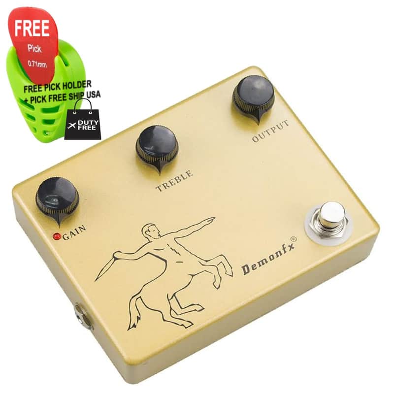 Demonfx KC Drive OVERDRIVE Guitar Effect Pedal gain/Treble controls True Bypass, FREE PICK + HOLDER+ FREE SHIP USA image 1