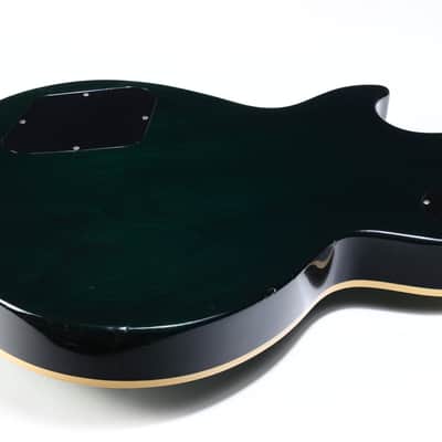 2004 Gibson Custom Shop Les Paul Elegant INSANE QUILT TOP! Peacock Green, Abalone Inlays, Ebony Board! image 20