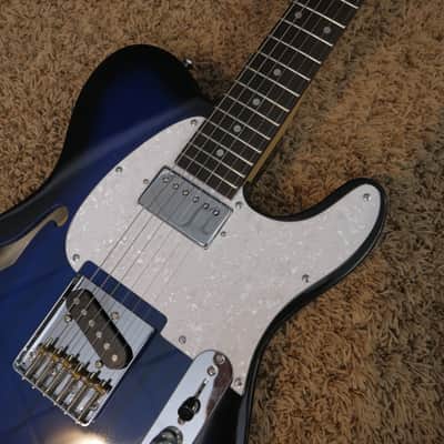 Video! Glarry GTL Semi-Hollow T-Style Electric Guitar w/ Case + Gig Bag image 13