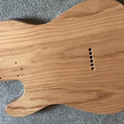 Fender American Vintage Telecaster Ash 2020s guitar body BLEM natural image 5