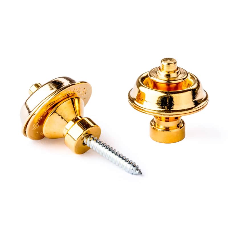 Dunlop SLS1504G - Strap Retainers - Set - Gold Flash