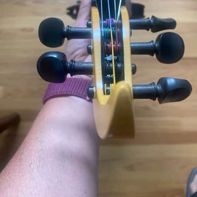 Rare: Tucker Barrett Luma - 5 string electric Violin/Viola - Hawaiian Koa wood image 25