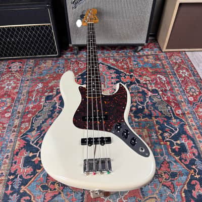 Fender '62 Reissue Jazz Bass JB-62 Vintage Series Olympic White - 2005 CIJ image 7