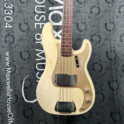 Fender Custom Shop '59 Precision Bass Guitar (2004)- Relic Blonde w/Hardcase (Pre-Owned) image 3